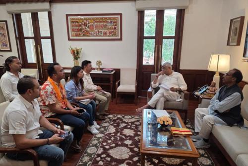 होटल एसोसिएशन उदयपुर के प्रतिनिधि मंडल ने केंद्रीय पर्यटन मंत्री से की मुलाकात